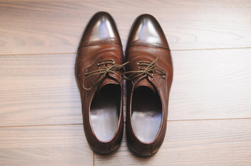 Brown Groom's Shoes