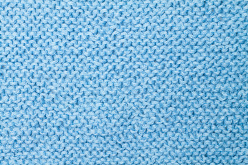 Obraz premium blue knitted texture