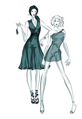 SKETCH. fashion girls