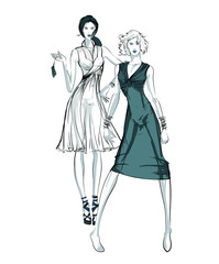 SKETCH. fashion girls
