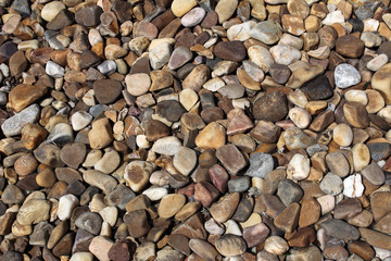 round pebbles background