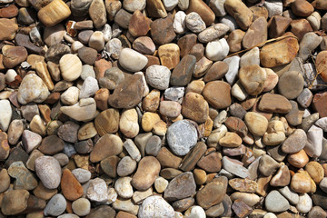 round pebbles background