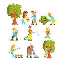 Collection of Fruit Farm Illustrations