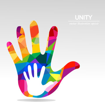 hands, support unity hope concept
