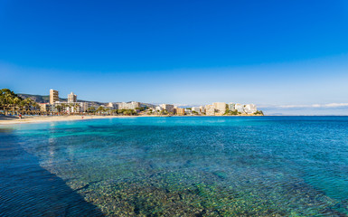 Naklejka premium Spanien Mallorca Magaluf Strand
