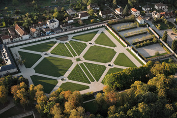 Château de Chamarande vue du ciel