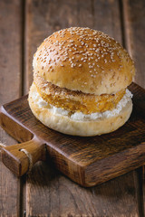 Sweet potato veggie  burger