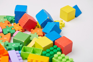 construction toy mess