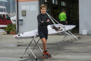 Child to rowing course © Gianni Caito