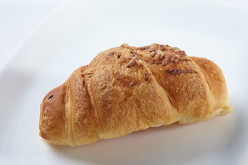 croissant on the white