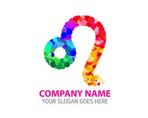 Abstract Bubble Vector Logo Graphic