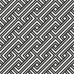 An elegant black and white vector pattern, geometric square tiles