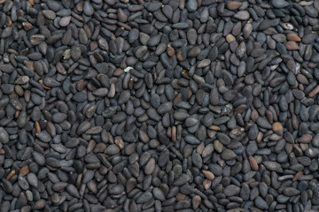 Black sesame seed for background