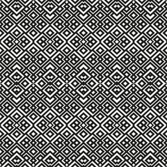 An elegant black and white vector pattern, geometric square tiles