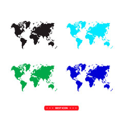 Fototapeta na wymiar World vector map.