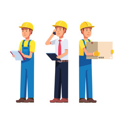 Warehouse and delivery or building worker