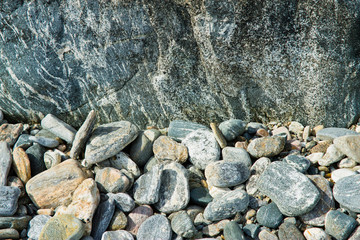 background texture of pebble stones