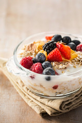 Delicious oatmeal porridge