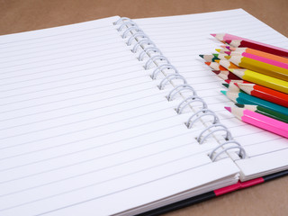 Color pencil and notebook 16