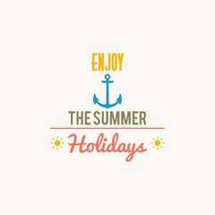 Summer Vacation label