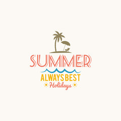 Summer Vacation label