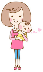 喜んでいる赤ちゃん