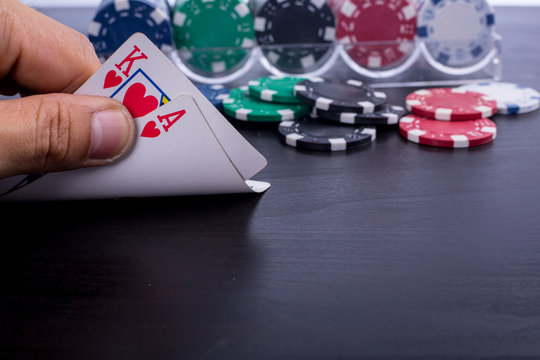 Poker chips for casino game