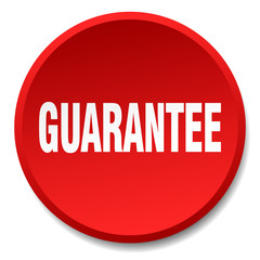 guarantee red round flat isolated push button