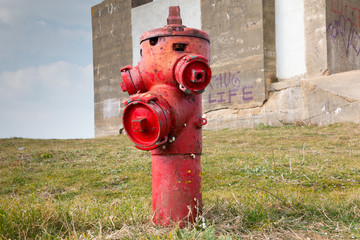 old fire hydrant