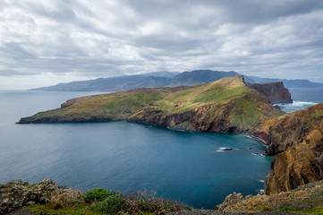 Fototapeta na wymiar East tail of Madeira island landscape
