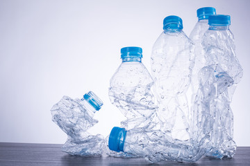 Recycle bottles used