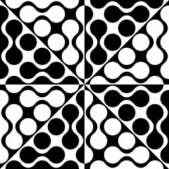Seamless Curved Shape Pattern