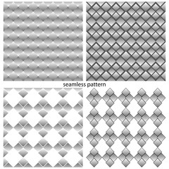 seamless pattern - a set of gradient grids.