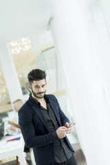 Fototapeta premium Businessman with a phone