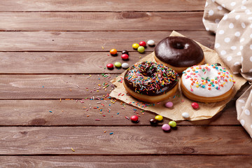 Colorful donuts
