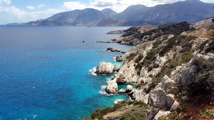 Fototapeta na wymiar Coast of Crete