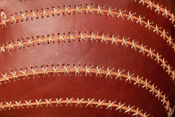 leather texture with a seam