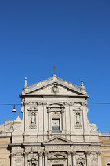 Fototapeta na wymiar Rome,Italy,church,spring.