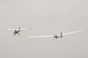 Segelflugzeugschlepp
