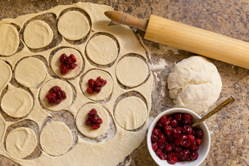 cooking dumplings at home