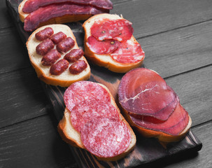 Several sandwiches food photo