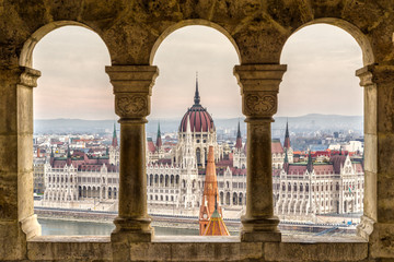 Naklejka premium Budapest view, Hungary