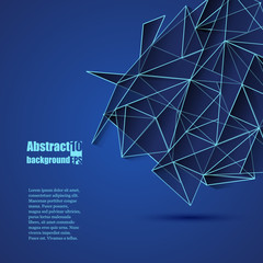 Abstract  background with geometric pattern. Eps10 Vector illustration