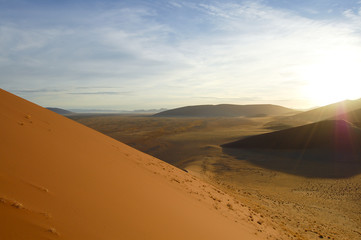 Fototapeta na wymiar Sand Dunes - Sossusvlei - Namibia