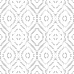 Seamless light gray ornament. Modern stylish geometric pattern with repeating elements