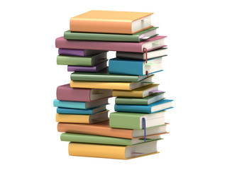 font design of the books
