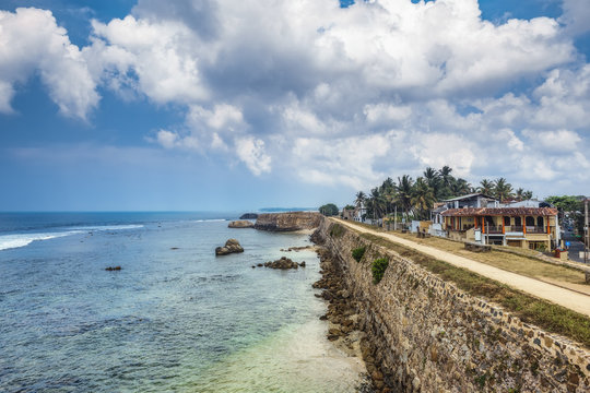 Galle fort in Sri Lanka is a prime Dutch colonial time city in Asia