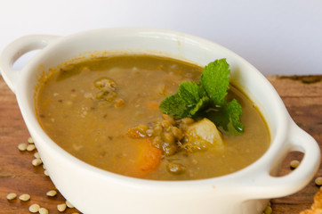 Lentil soup