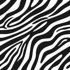 Trendy seamless zebra background
