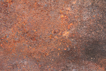 Rusty dirty iron metal plate background. Old rusty metal. 